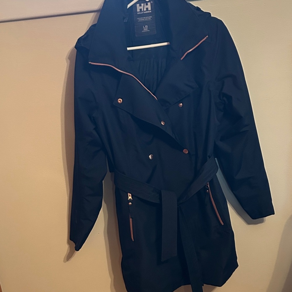 Helly Hansen Women's Blue Trench Coat